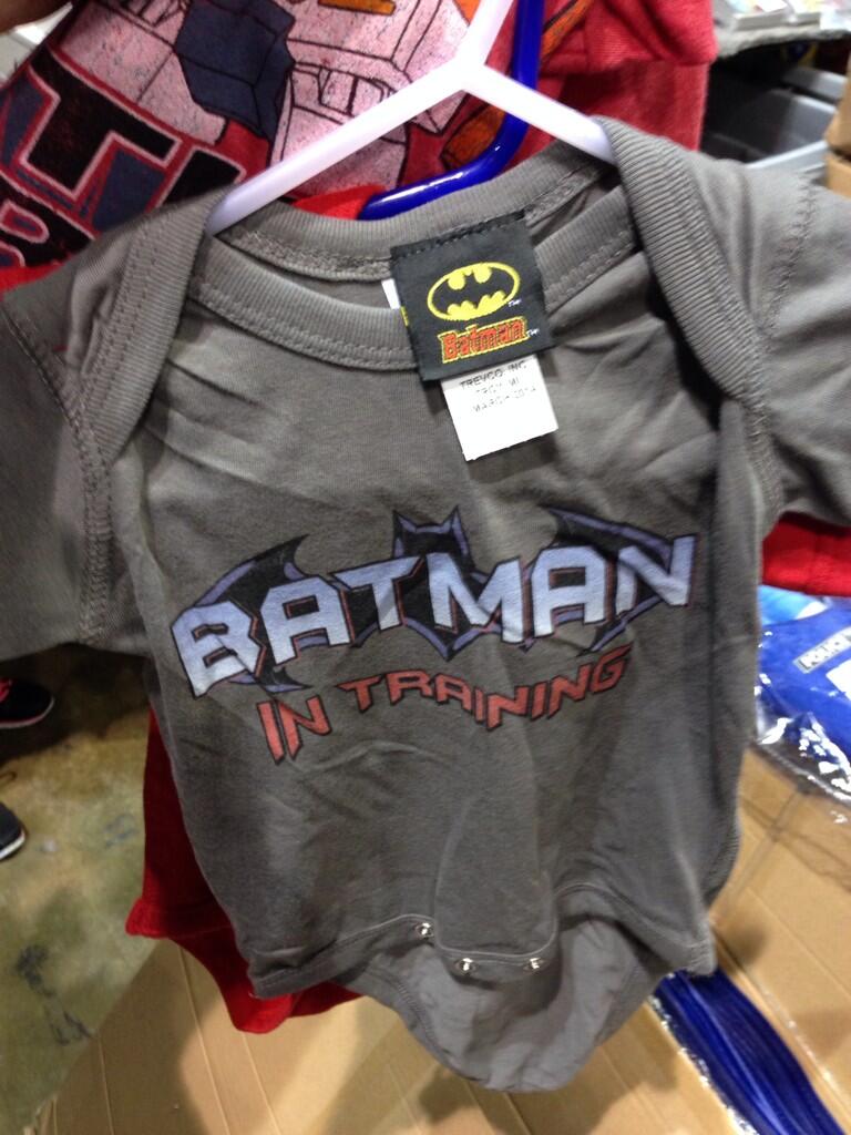 Batman in Training onesie